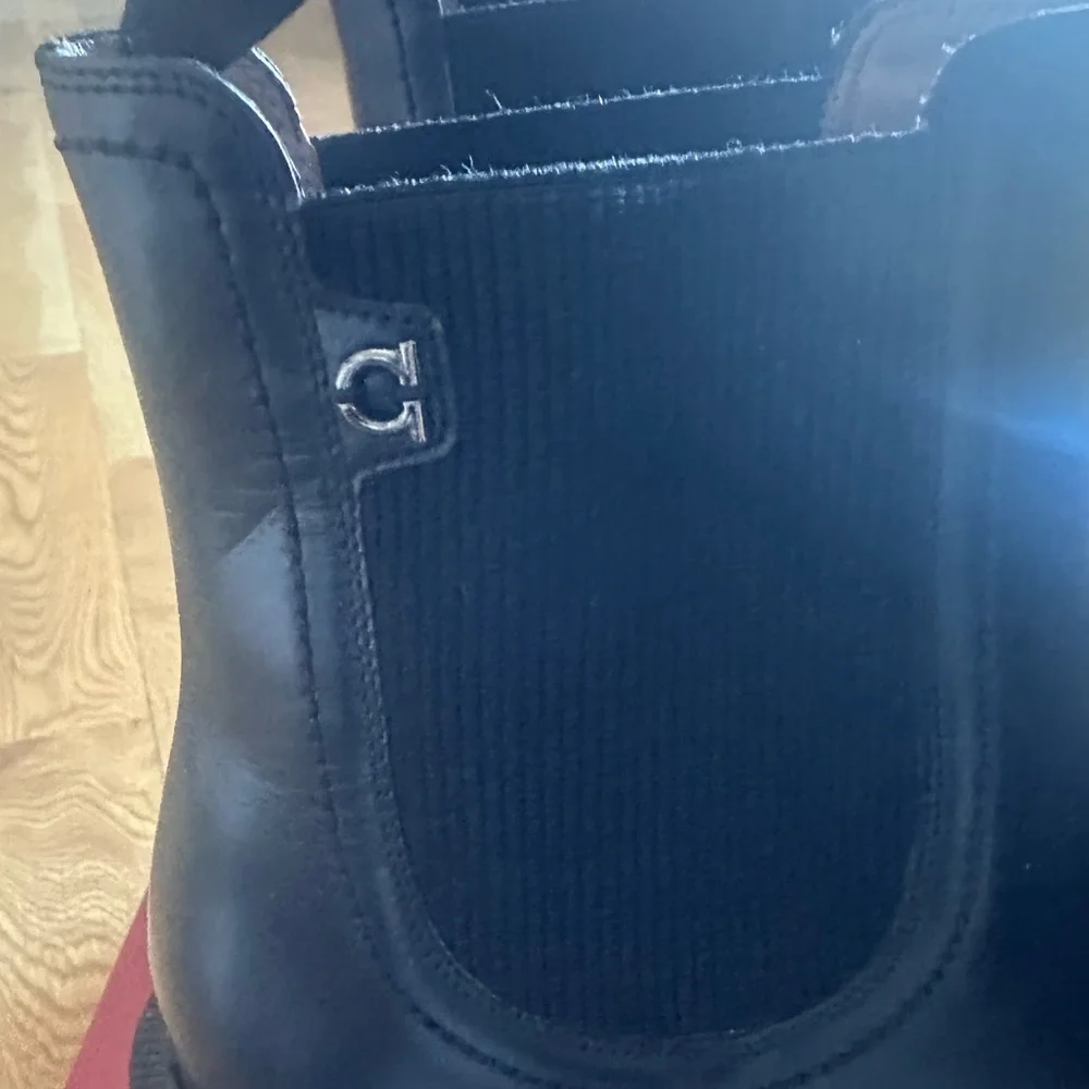 Salvatore Ferragamo designer Chelsea men boots